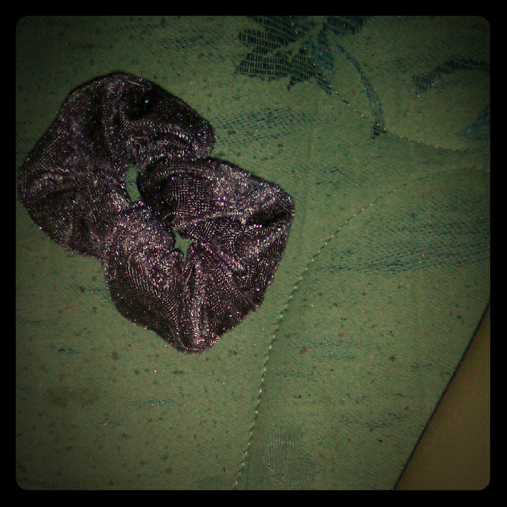 Velvet scrunchie